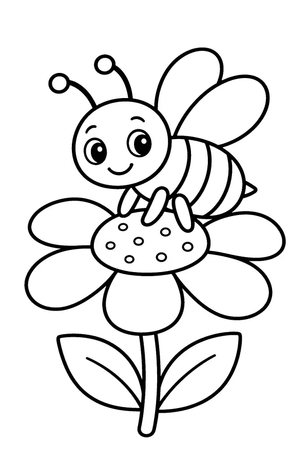 Bee On Blossom