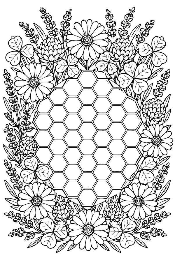 Clover Honeycomb Wreath