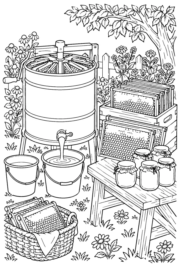 Honey Harvest Setup