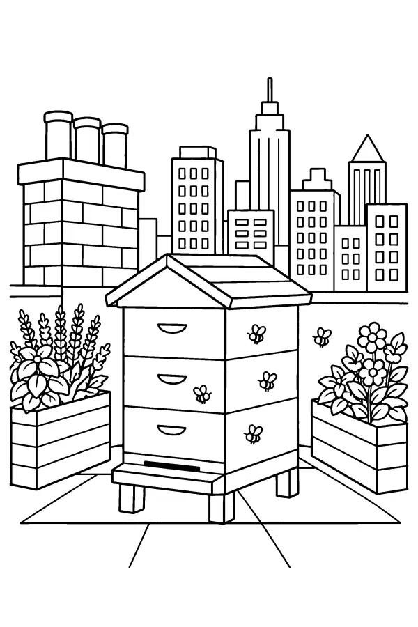 Rooftop Hive Garden