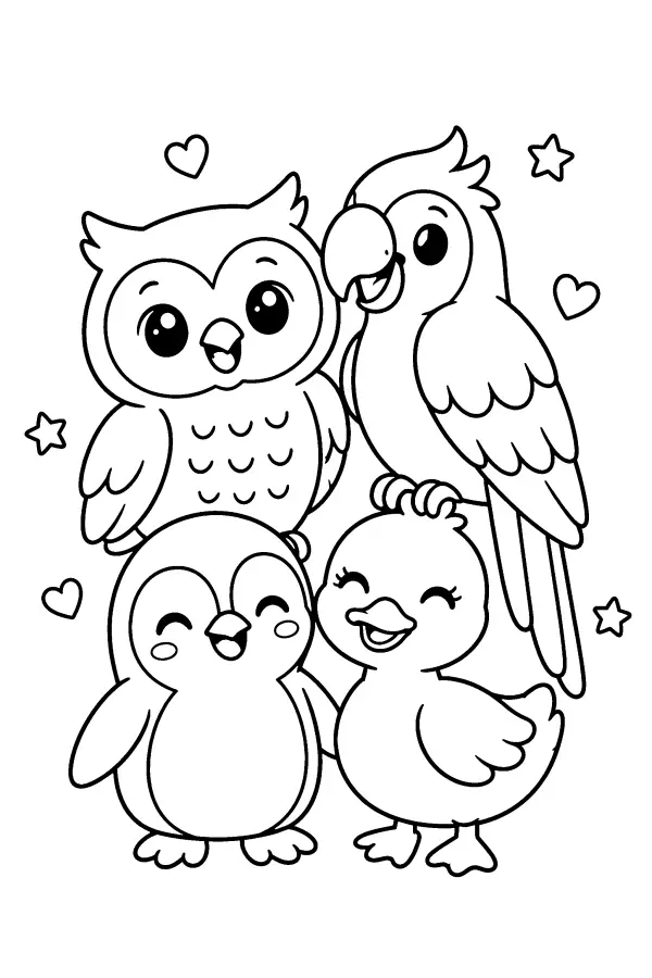 Bird Pals Together