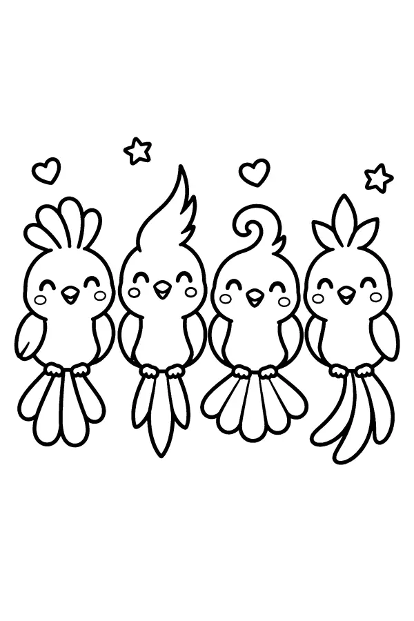 Cheery Bird Row