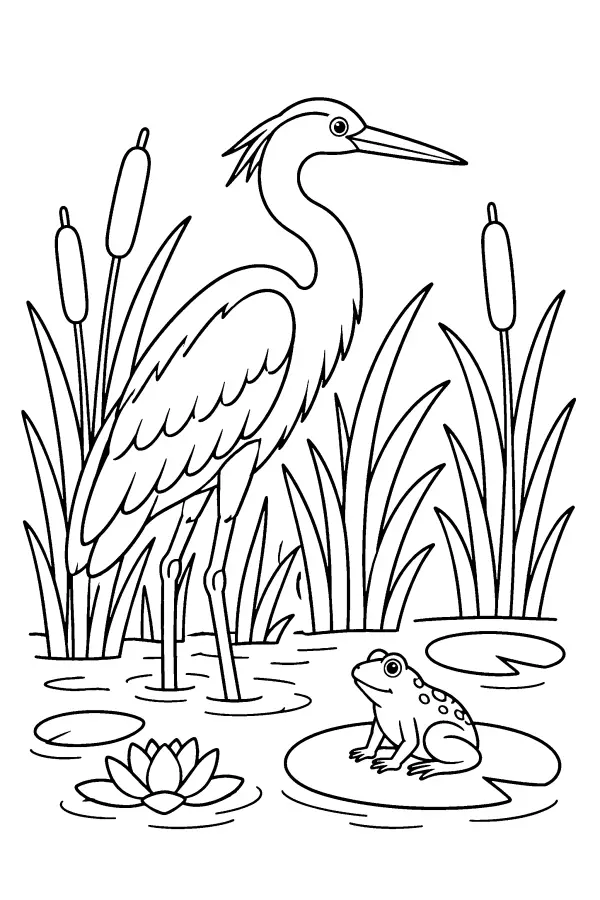 Heron Pond Scene