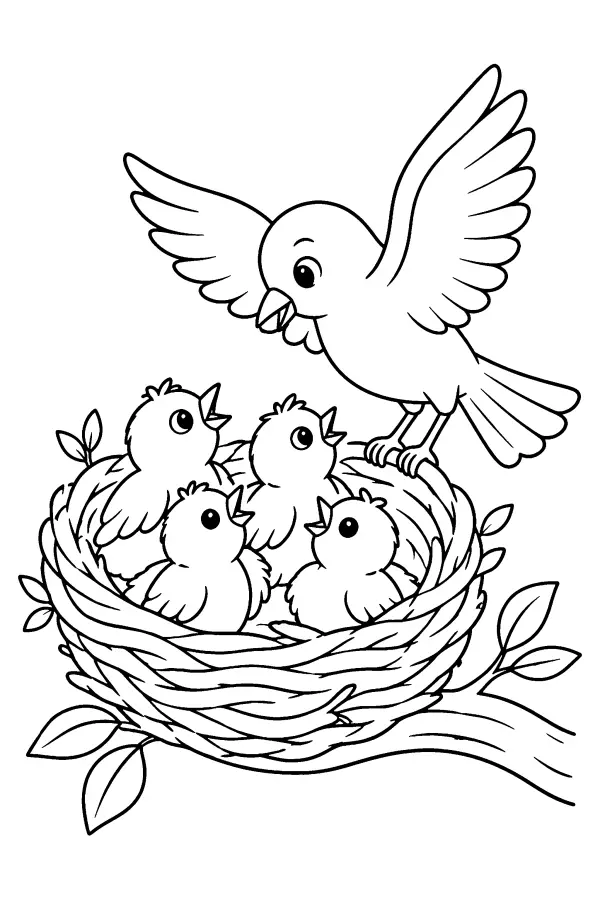 Nest Of Chicks