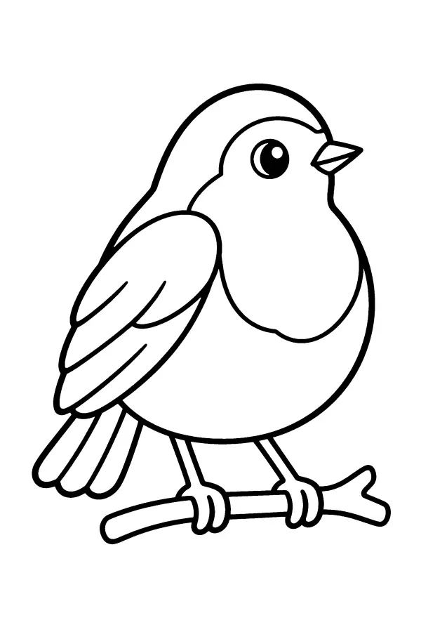 Perched Robin
