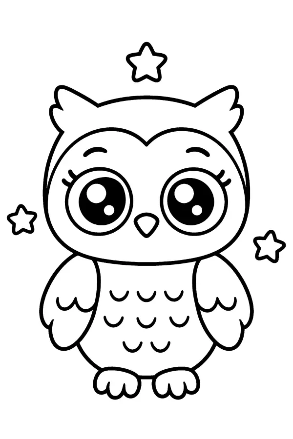 Starry Owl Friend