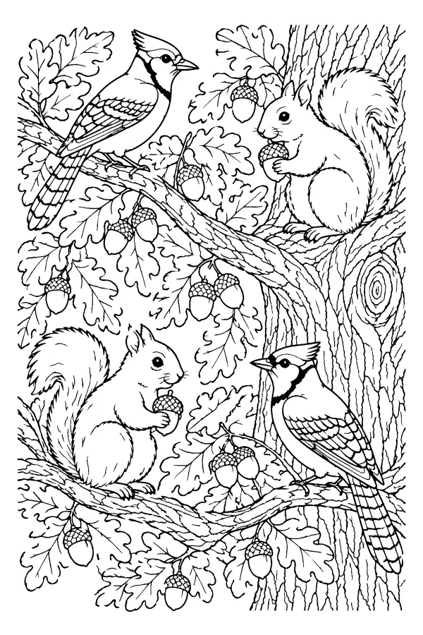 Woodland Acorn Canopy