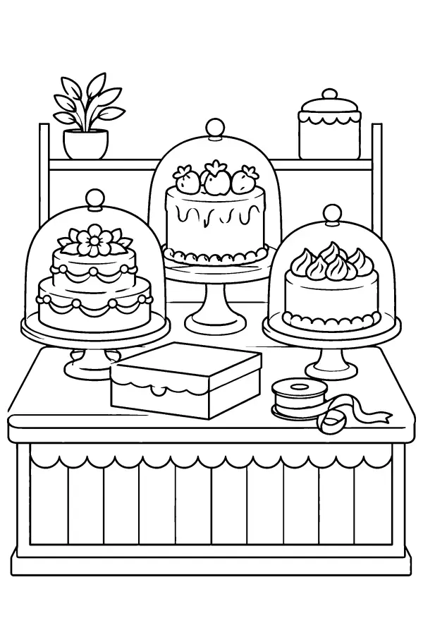 Bakery Counter Display