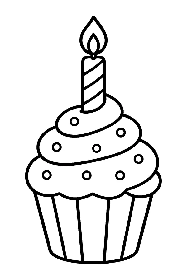 Cupcake Candle