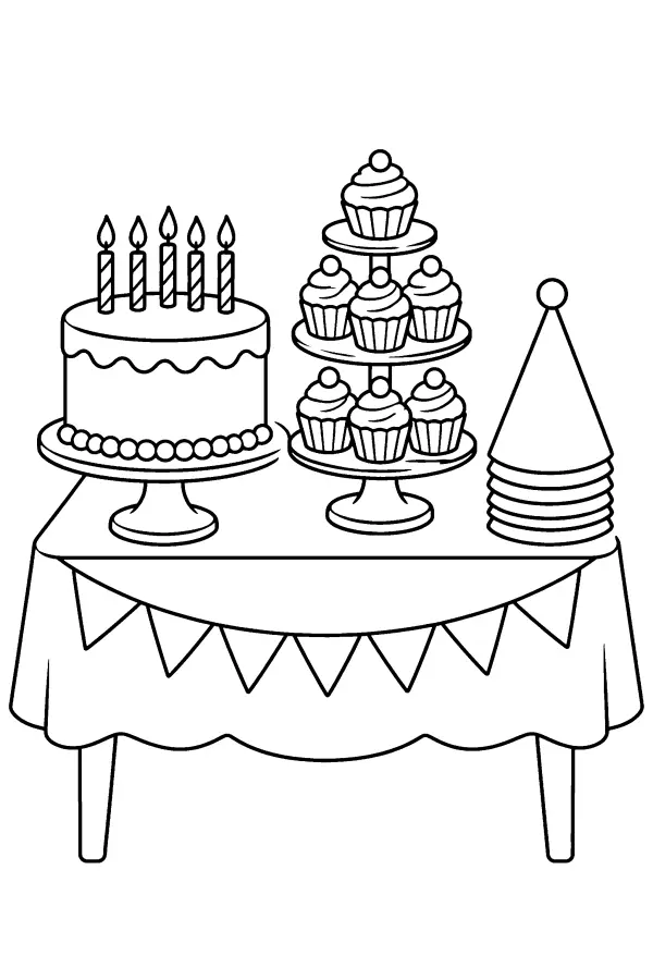 Party Cake Display