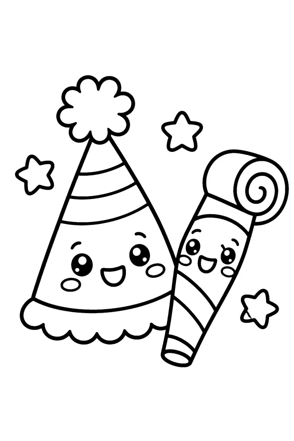 Smiling Party Pair
