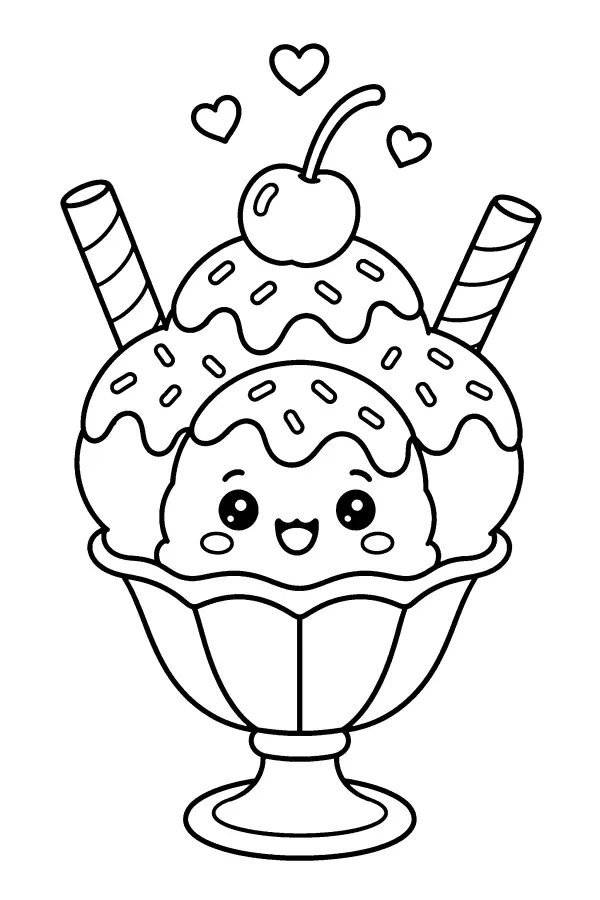 Smiling Sundae Treat
