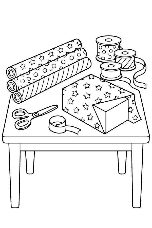 Wrapping Table Scene