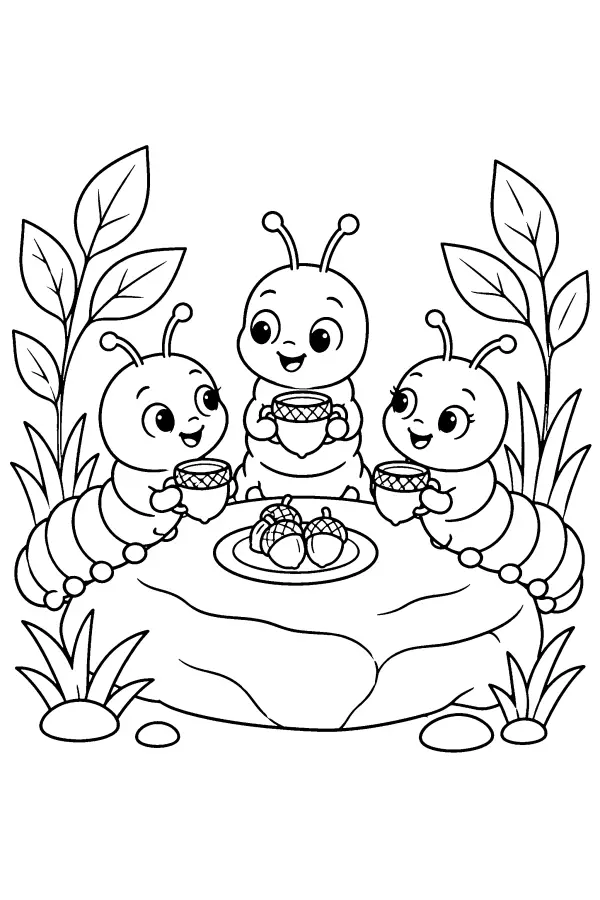 Caterpillar Tea Party