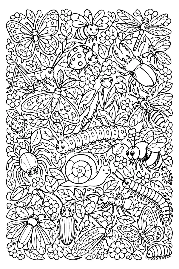 Garden Bug Doodles