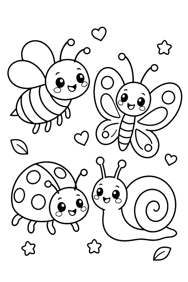 Kawaii Bug Friends