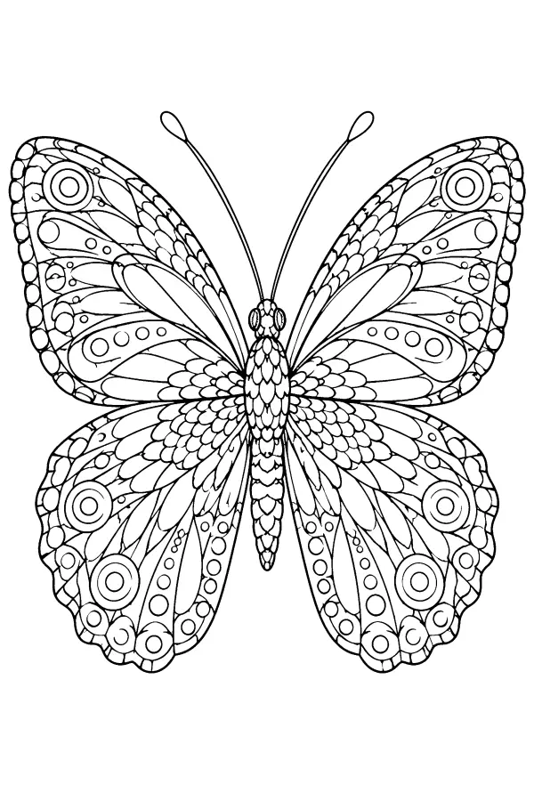 Patterned Butterfly Wings