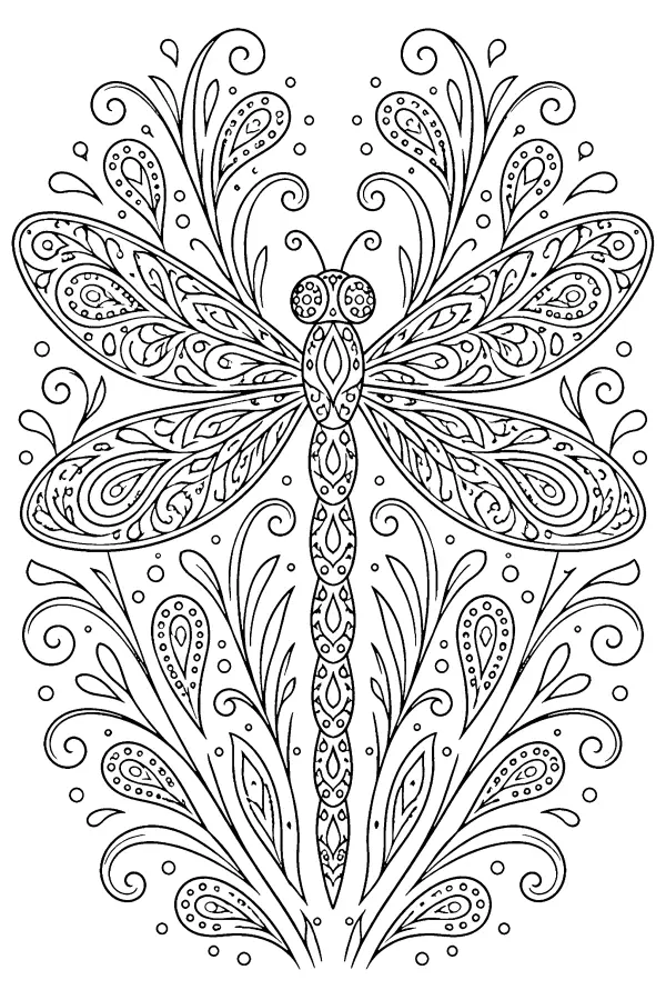 Patterned Dragonfly
