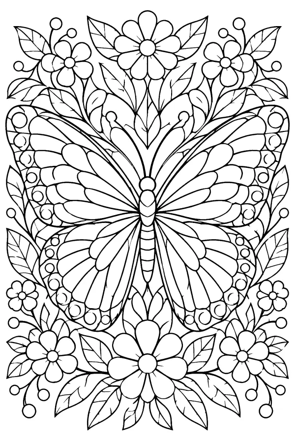Stained Glass Butterfly
