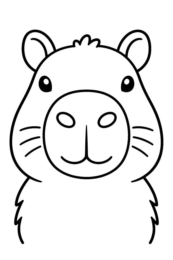 Capybara Face