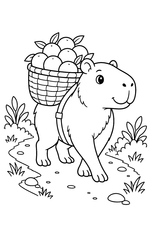 Capybara Fruit Trek