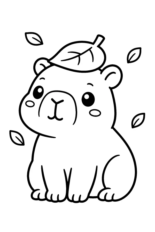 Leaf Topped Capybara