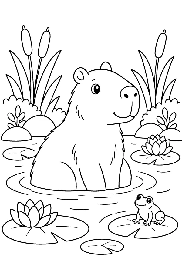 Pondside Capybara