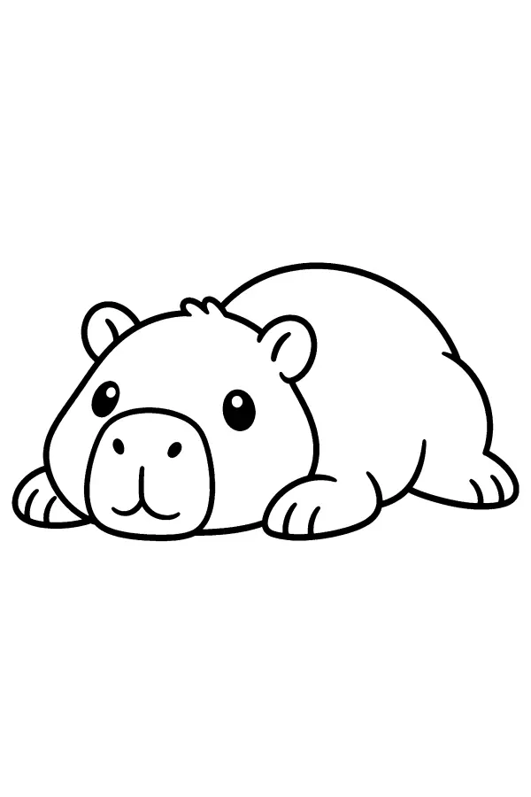 Resting Capybara