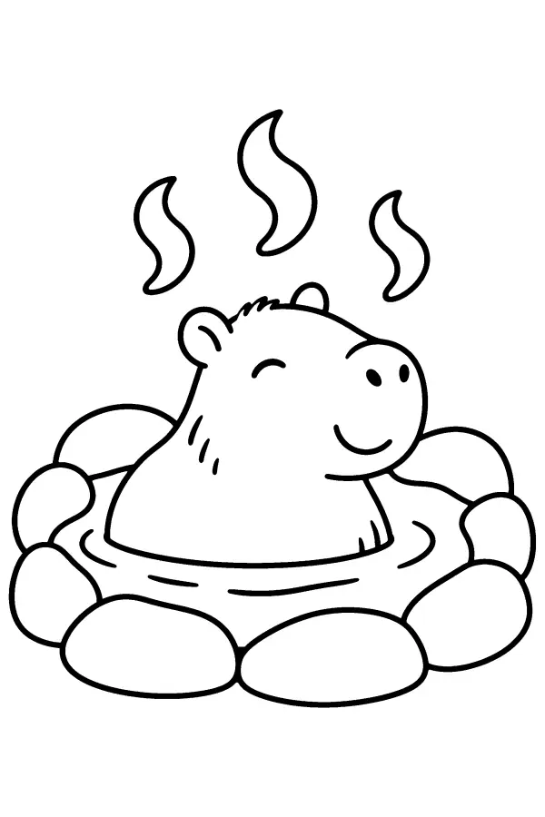 Steamy Capybara Soak
