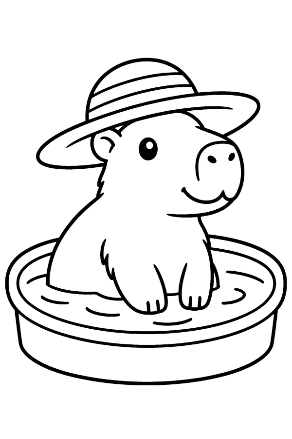 Straw Hat Capybara