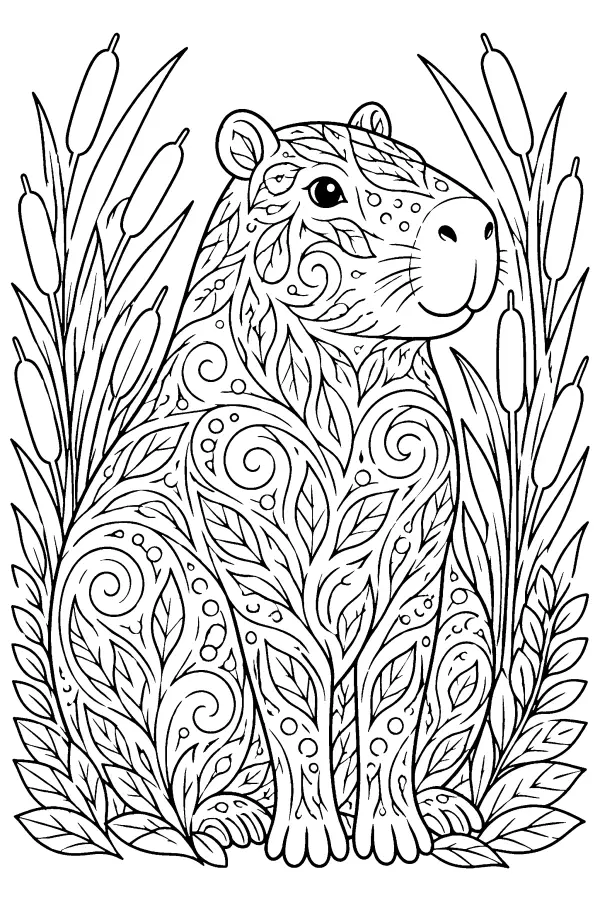 Swirled Capybara