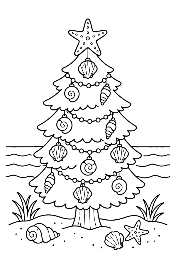 Beachside Christmas Tree