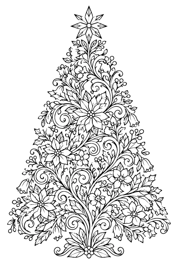 Floral Vine Tree