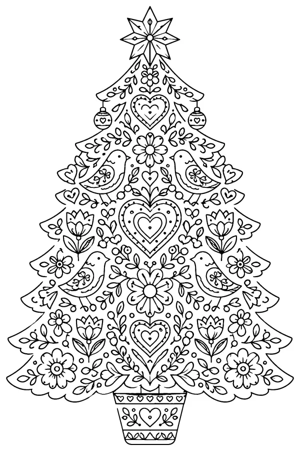 Nordic Heart Tree