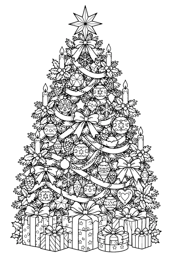 Ornamented Holiday Tree