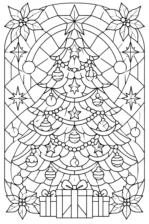Stained Glass Tree