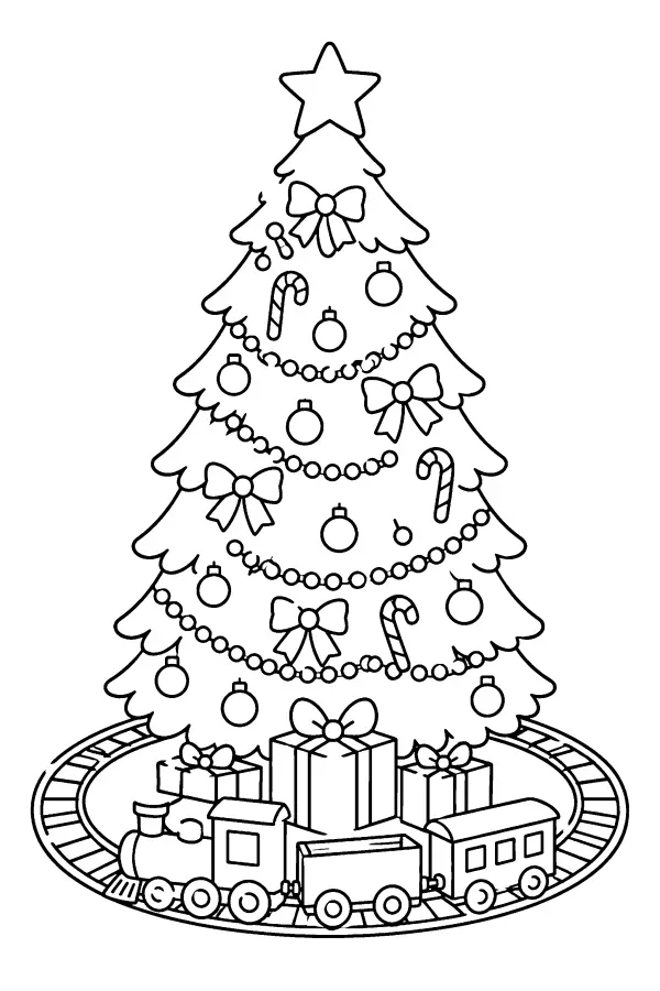 Train Around Tree