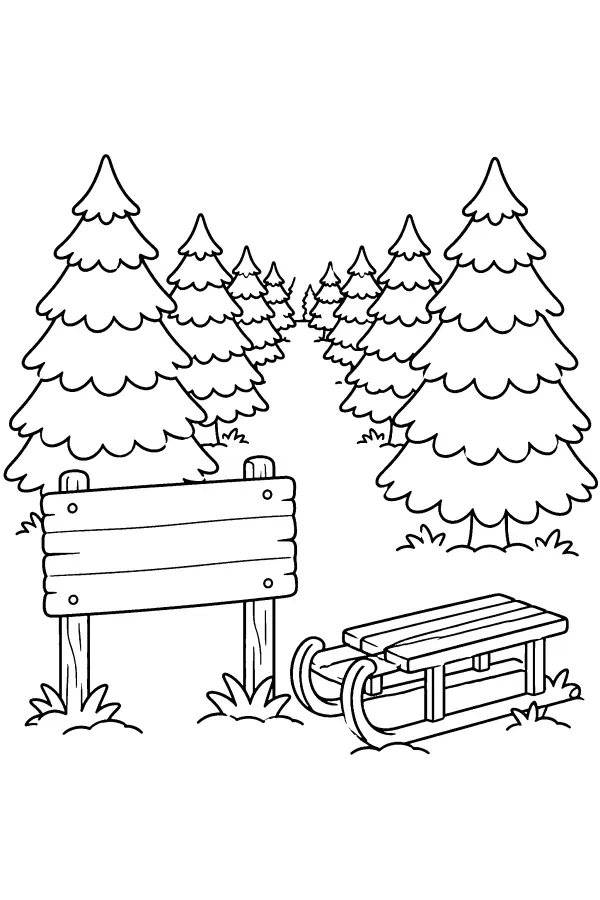 Tree Farm Sled