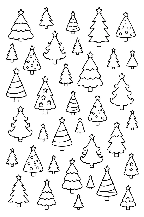 Winter Tree Pattern