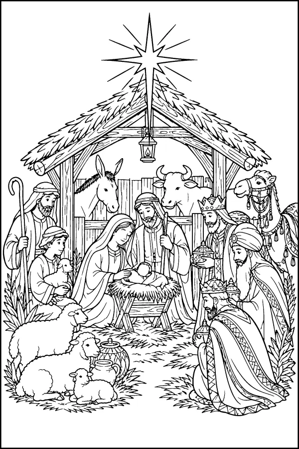 Bethlehem Star Scene