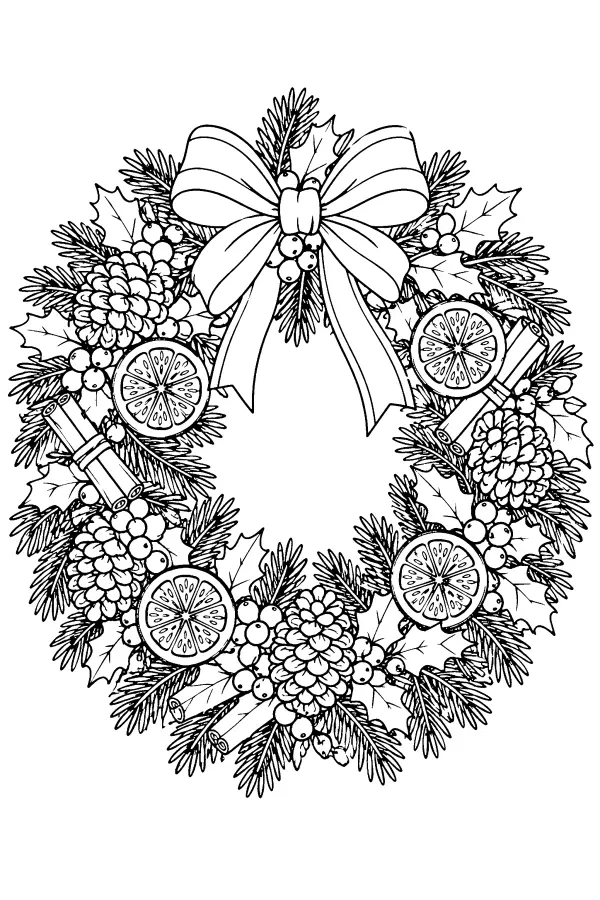 Citrus Pine Wreath