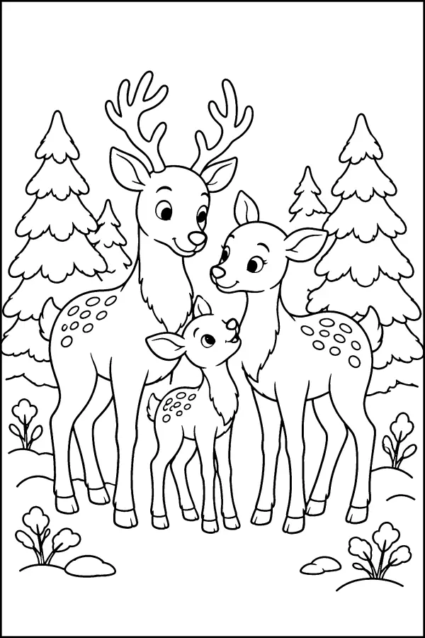 Deer Family Forest