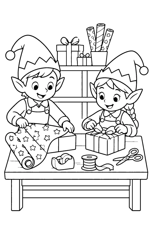 Elf Gift Wrappers