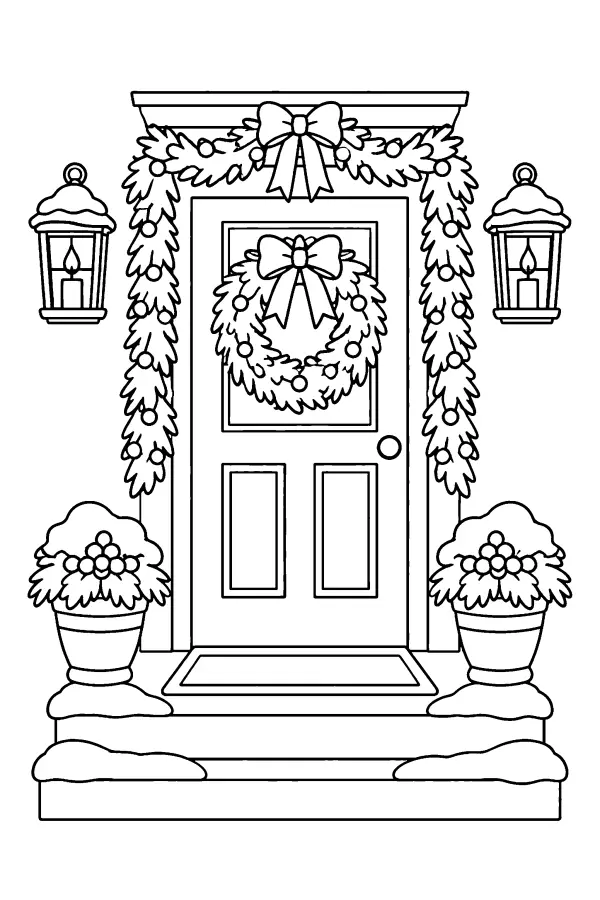 Festive Front Door