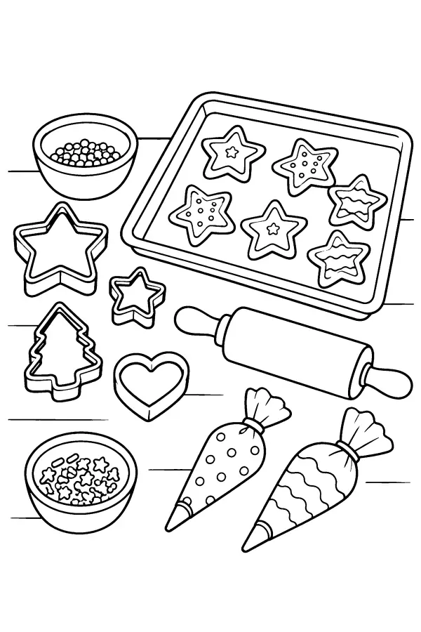Holiday Baking Table