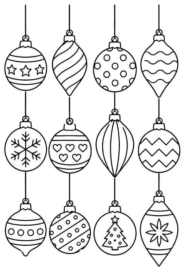 Pattern Ornament Set