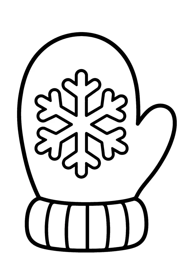 Snowflake Mitten