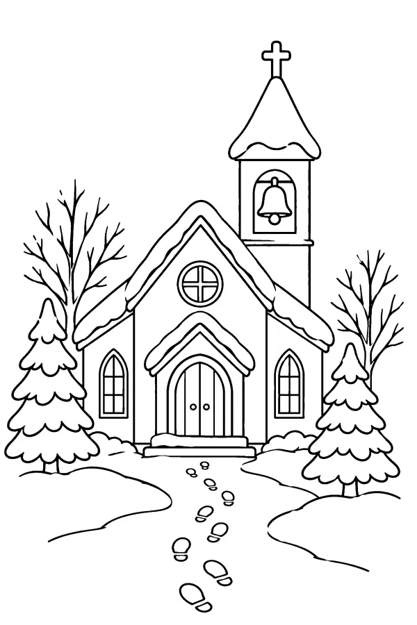 Snowy Chapel