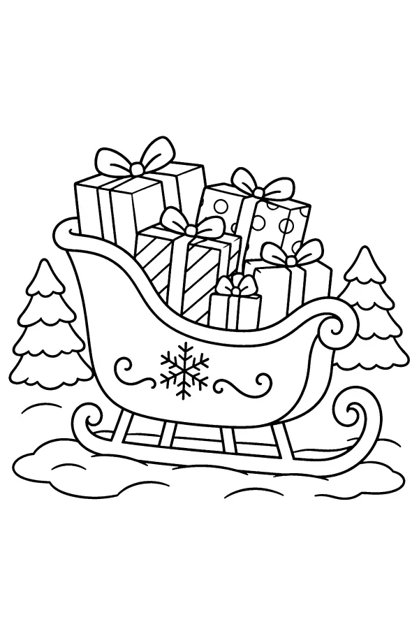 Snowy Sleigh Gifts