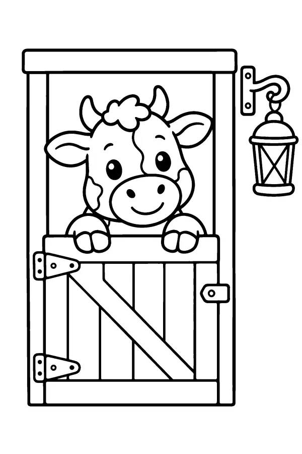 Barn Door Cow